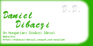 daniel dibaczi business card
